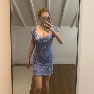 Floral mini dress
